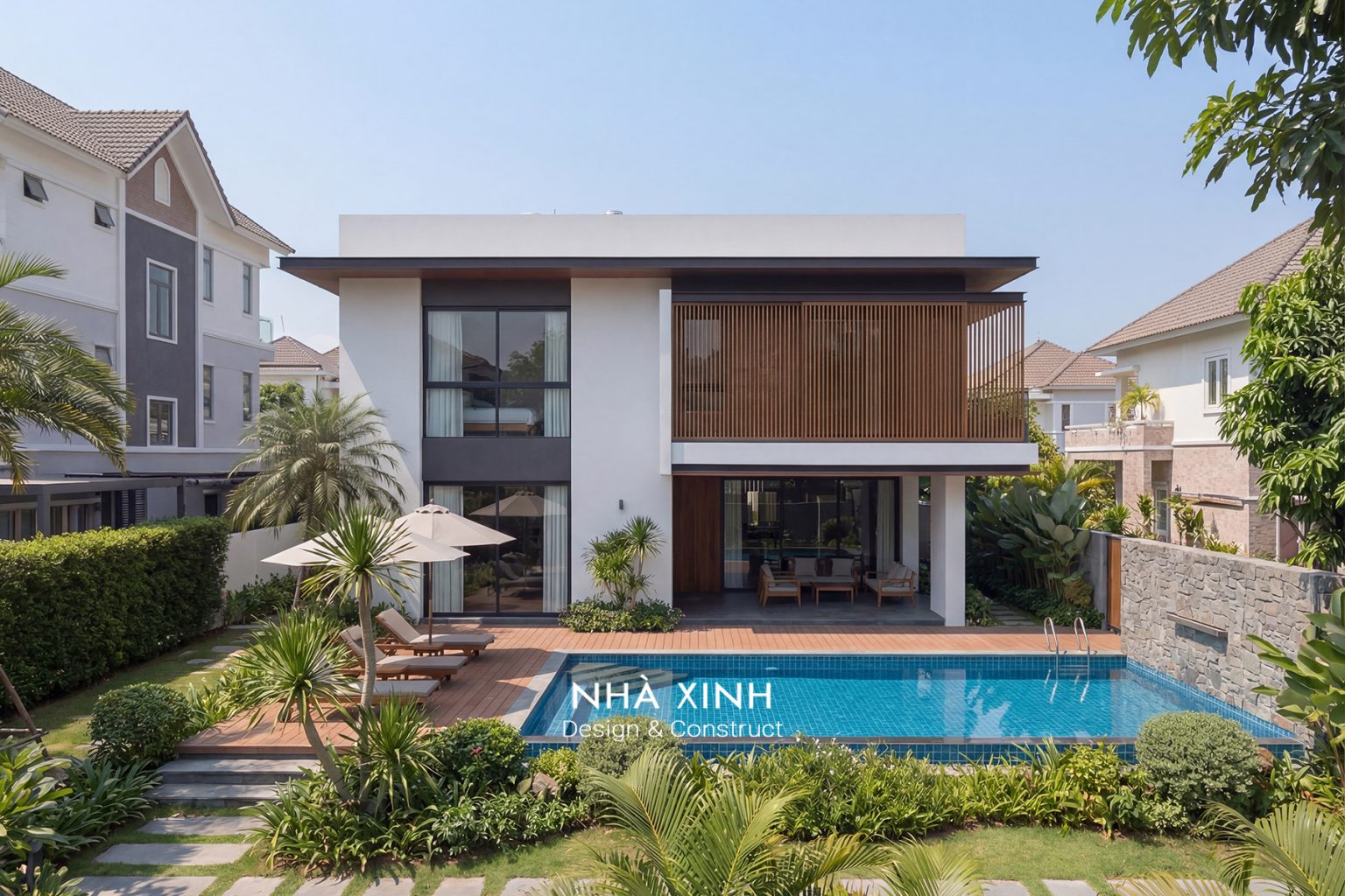 Dự án biệt thự 19-2 – phối cảnh ngoại thất