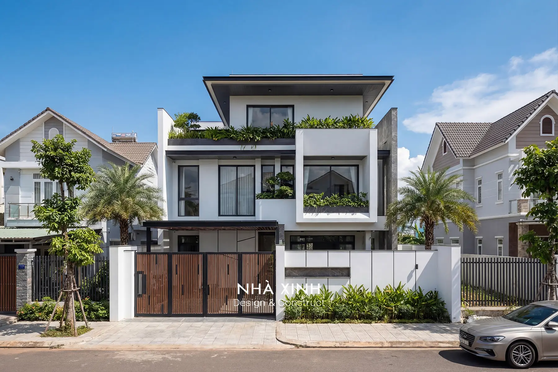 Thiết kế biệt thự 3 tầng hiện đại đẹp