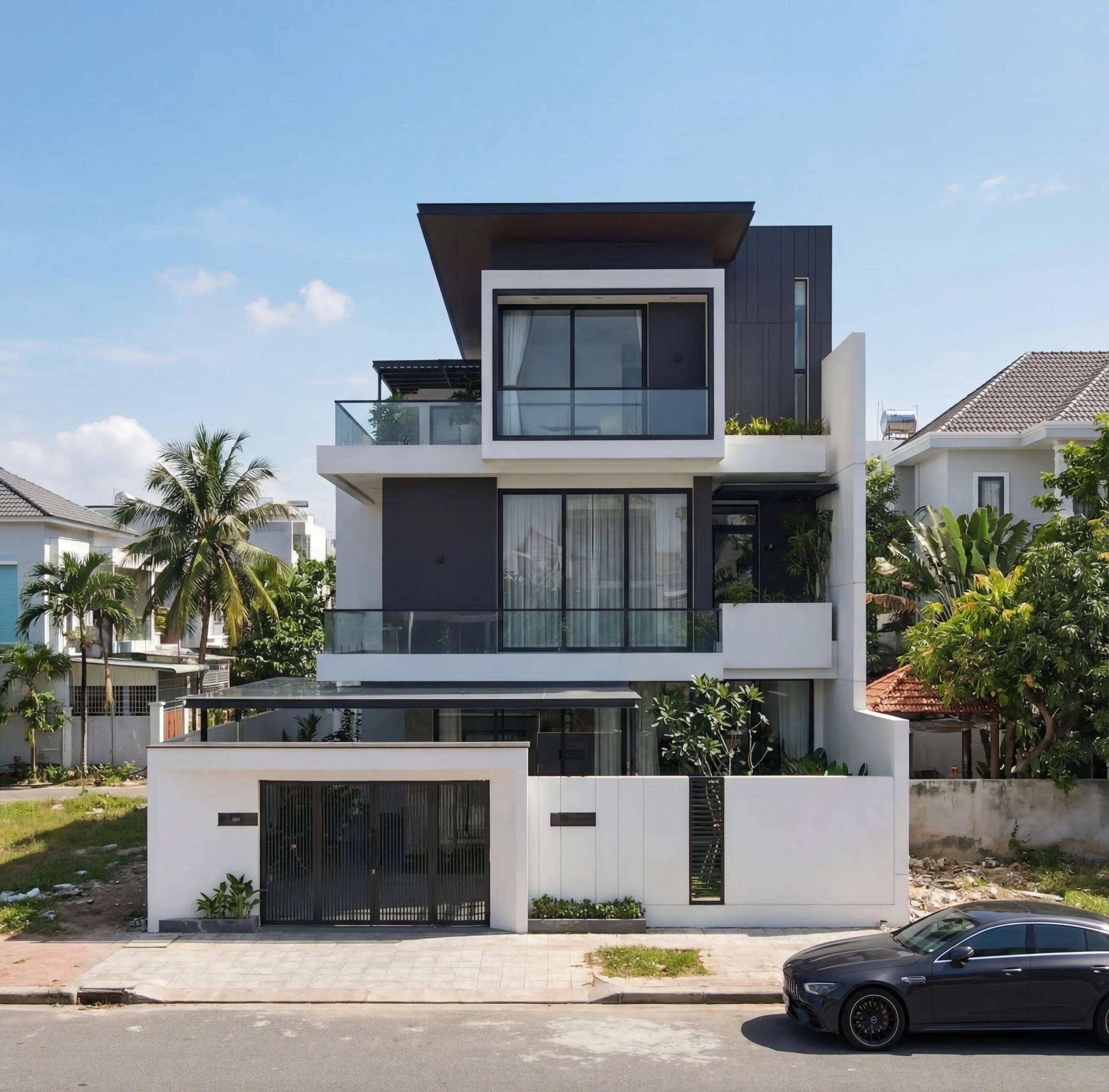 Mẫu thiết kế biệt thự 3 tầng sang trọng