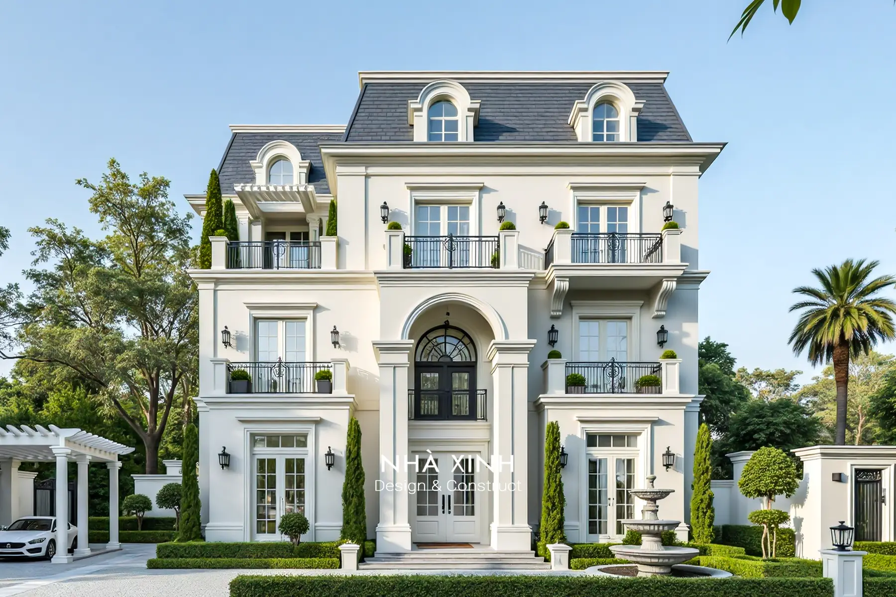 Thiết kế biệt thự tân cổ điển cao cấp