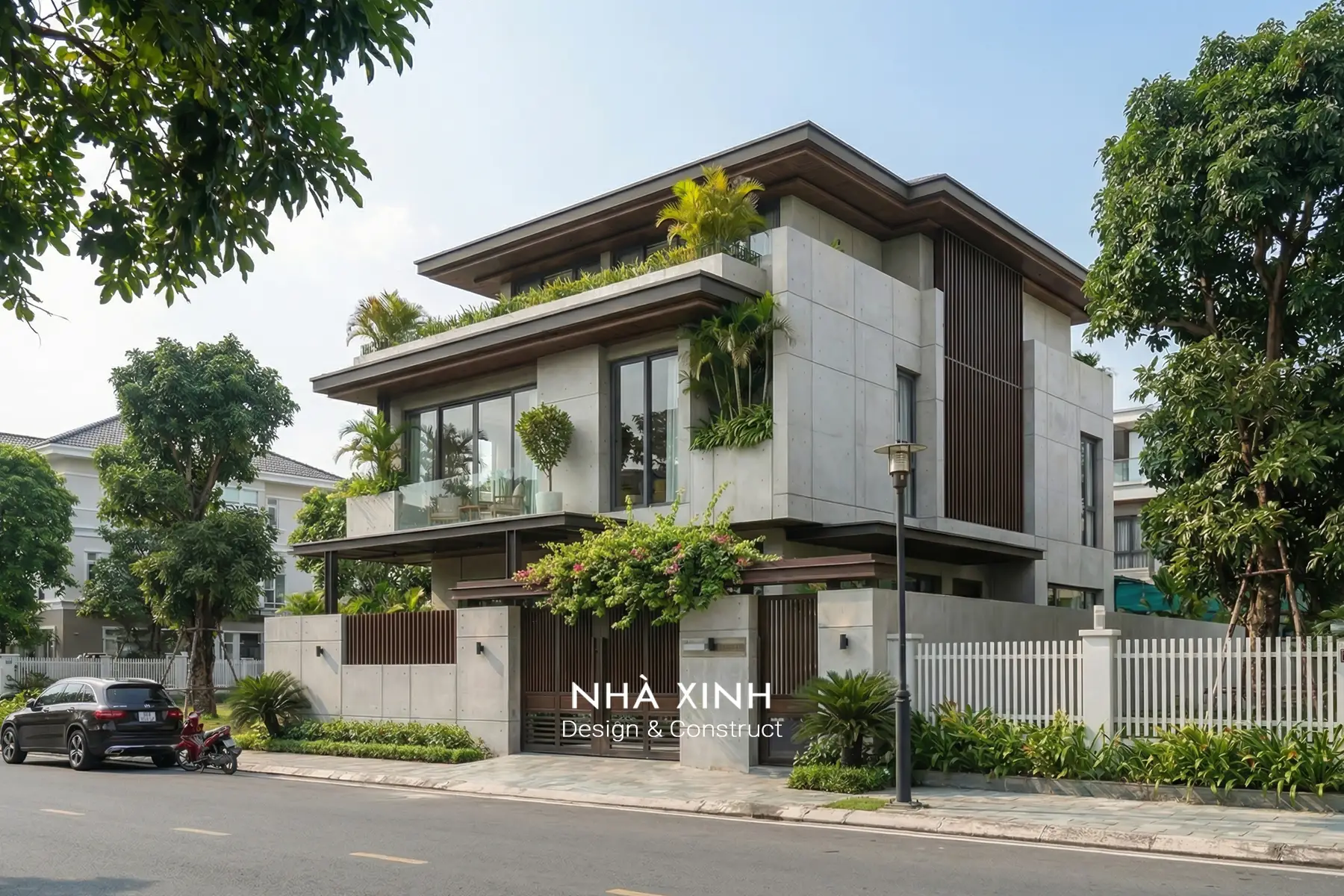 thiết kế biệt thự hiện đại 3 tầng đẹp sang trọng tại tp vũng tàu