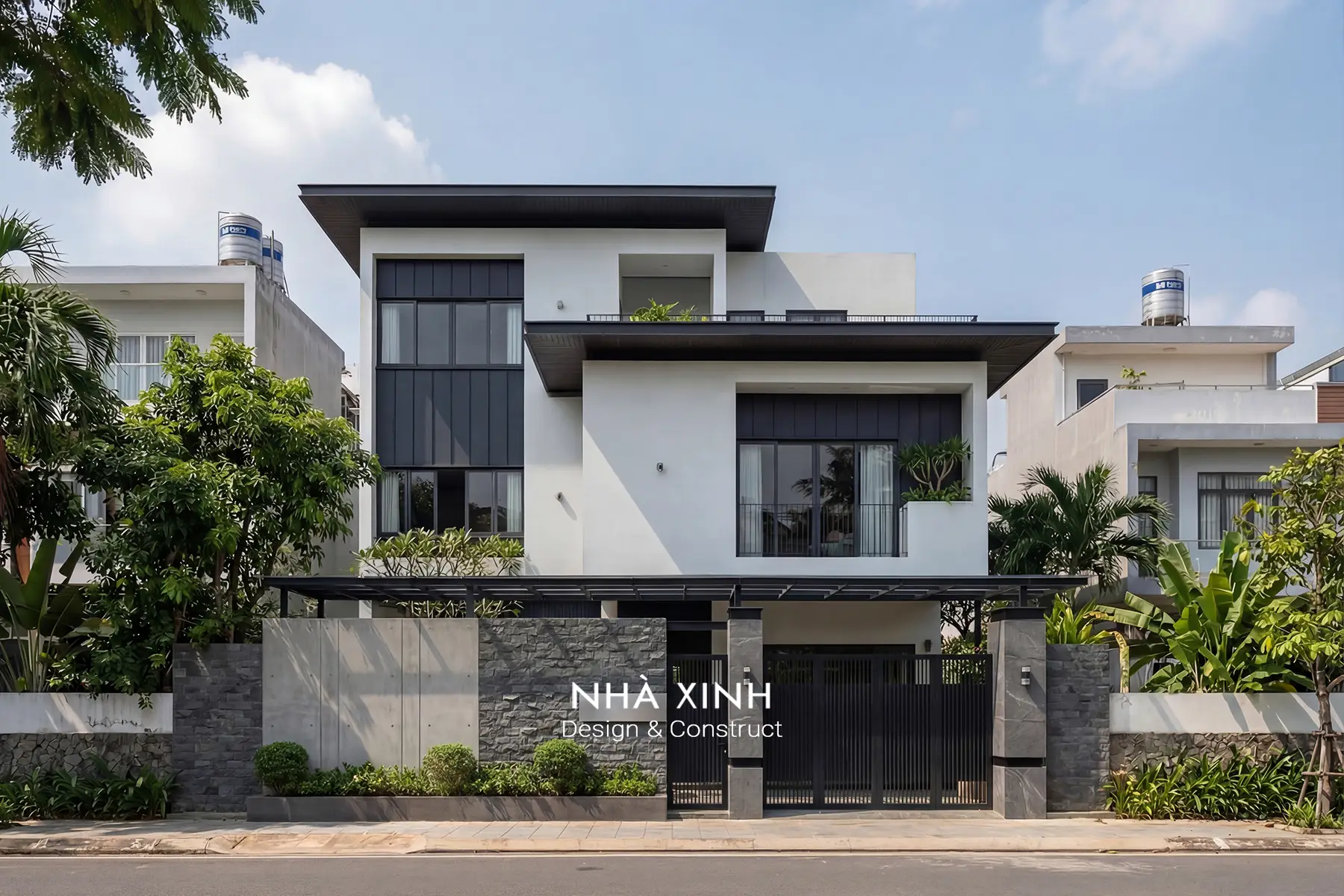 thiết kế biệt thự hiện đại 3 tầng đẹp sang trọng tại tp vũng tàu