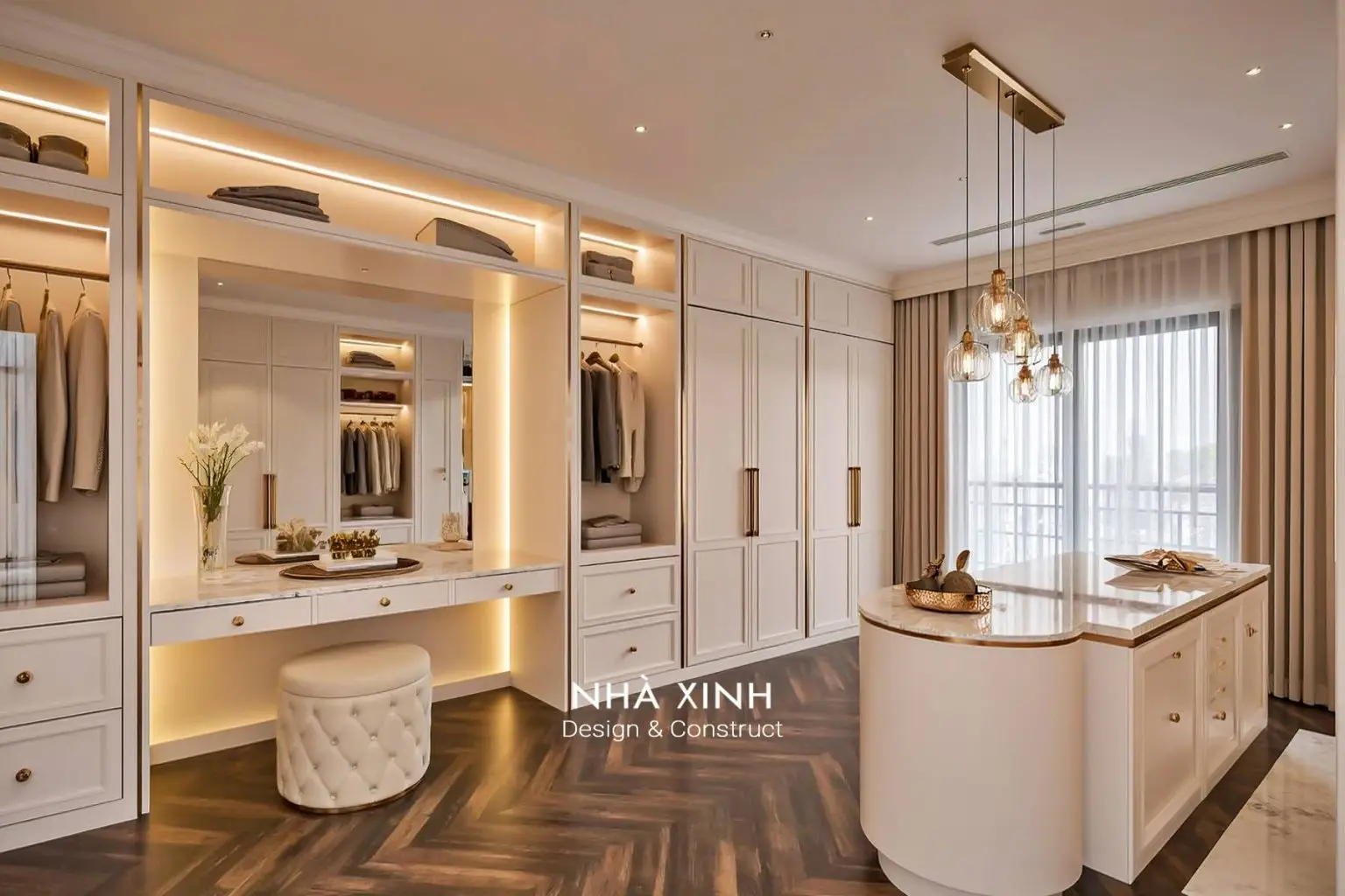 thiết kế nội thất biệt thự Rivus Elie