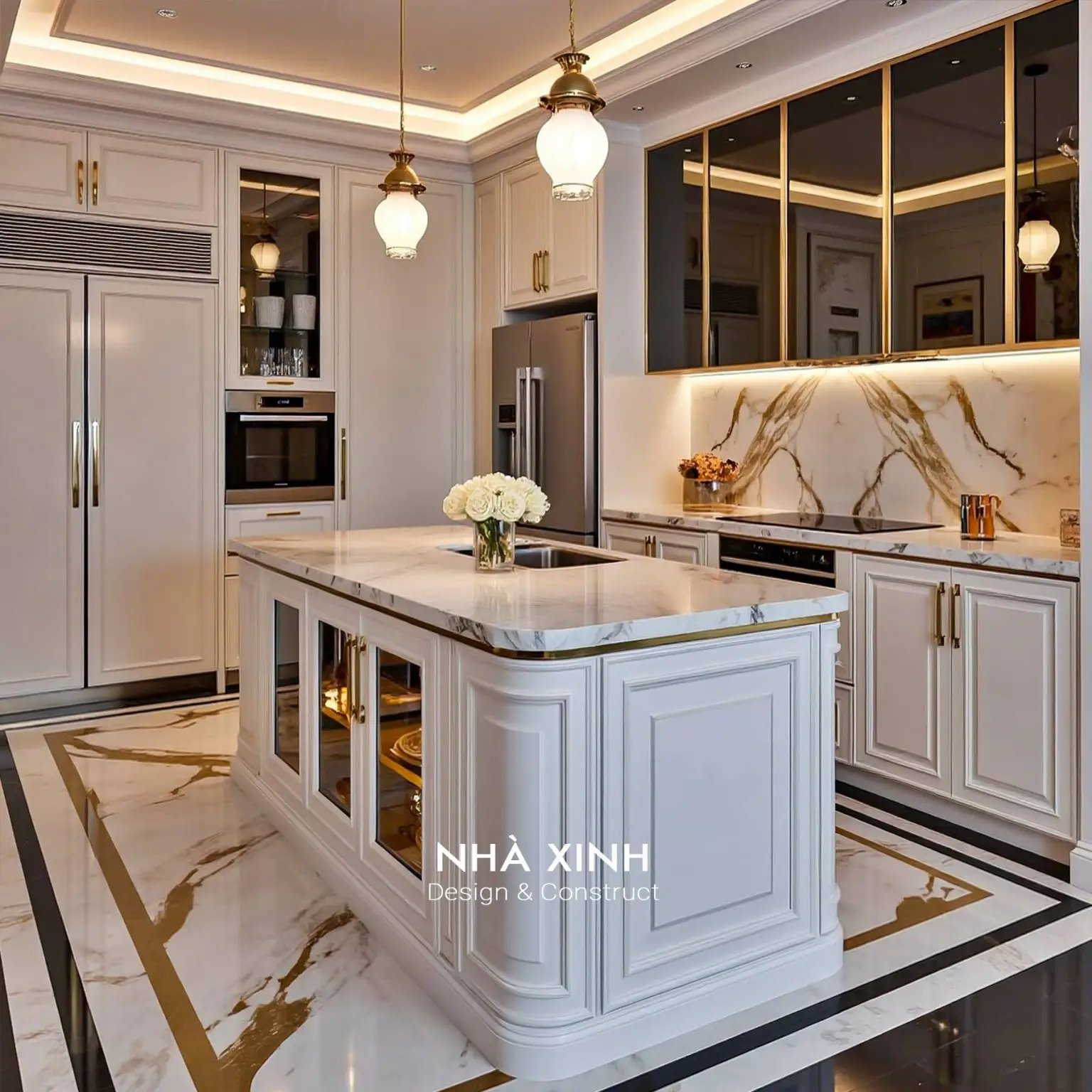 thiết kế nội thất biệt thự Rivus Elie