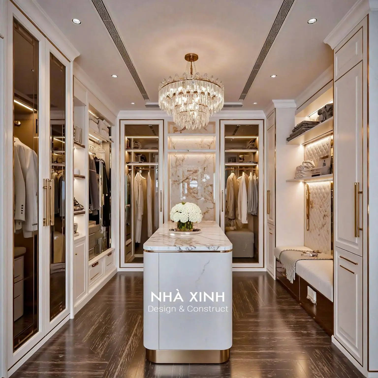 thiết kế nội thất biệt thự hiện đại Rose Villa Sala Đại Quang Minh hiện đại