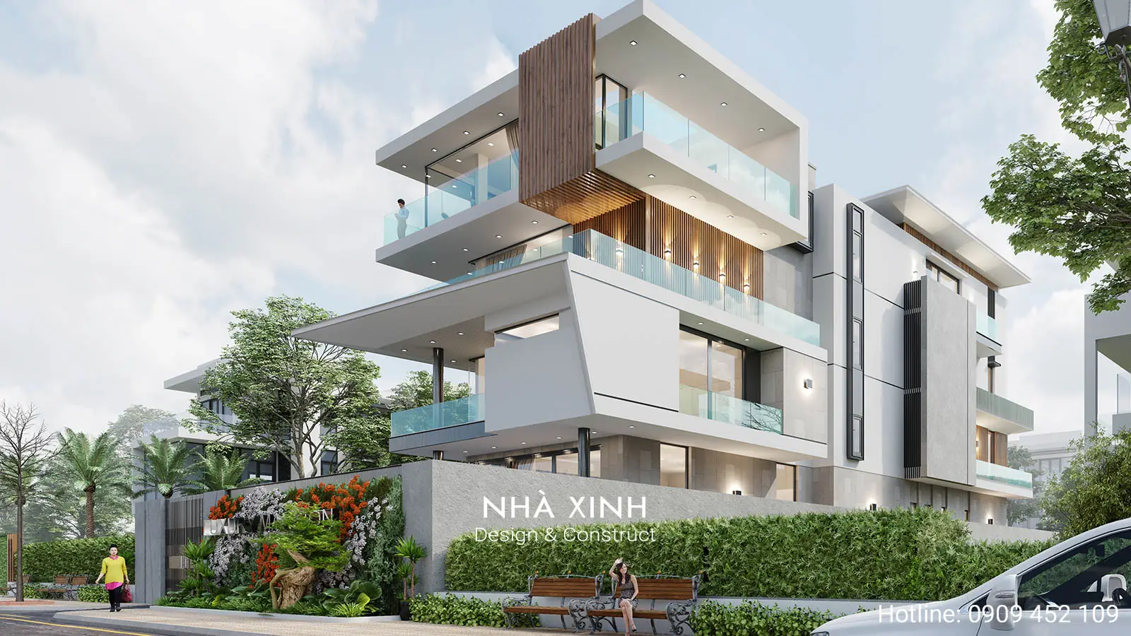 Biệt Thự Hiện Đại 4 Tầng Sang Trọng Vũng Tàu Anh Tiến