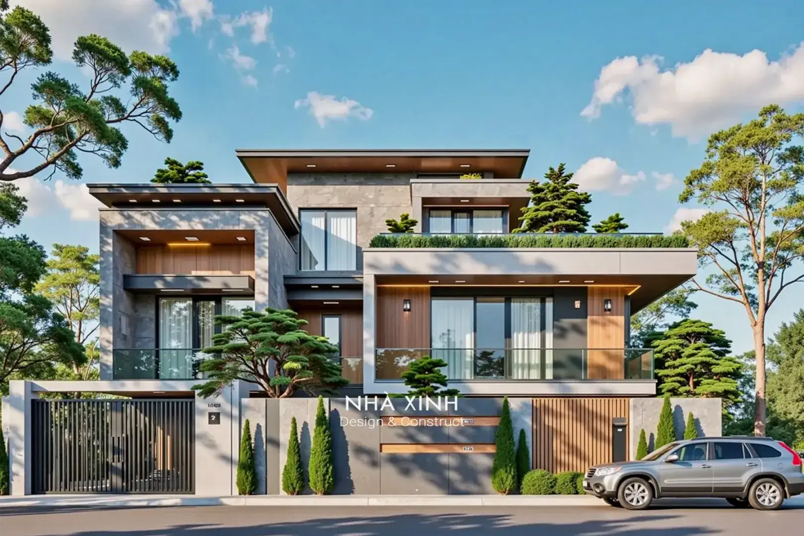 Thiết Kế Thi Công Biệt Thự 3 Tầng Hiện Đại Tại Củ Chi