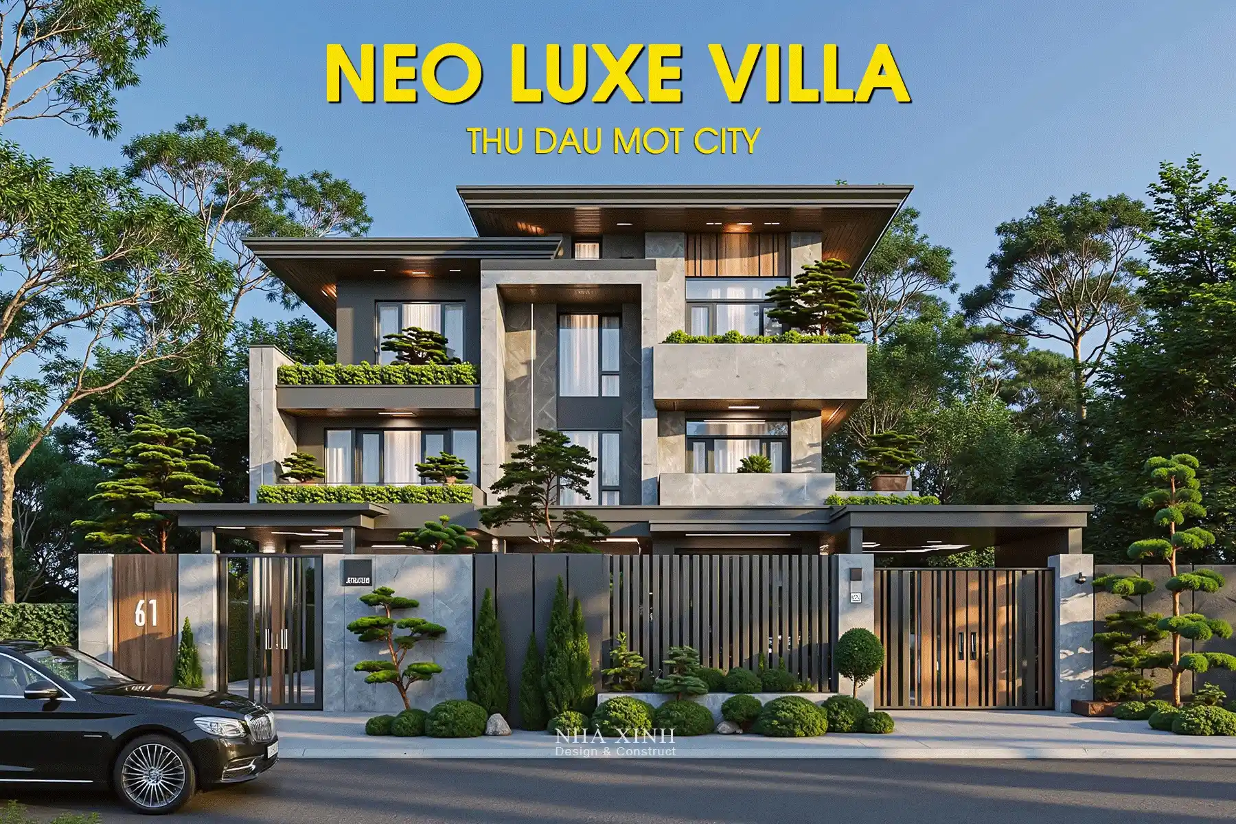 thiết kế thi công biệt thự hiện đại đẹp