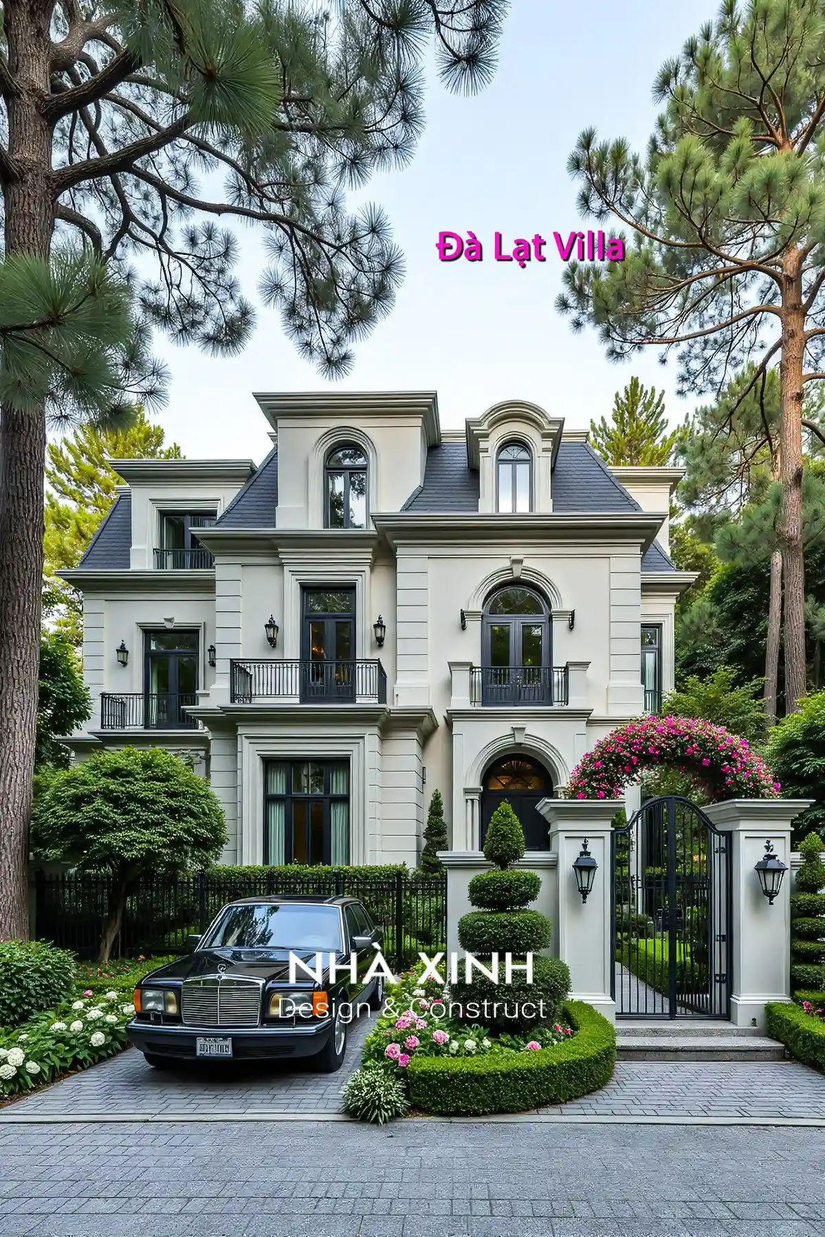 thiết kế thi công biệt thự đà lạt đẹp