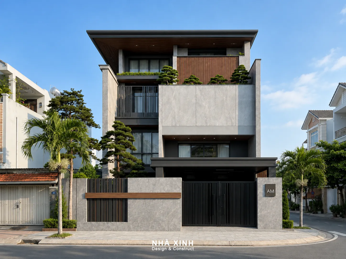 Thiết kế biệt thự 3 tầng hiện đại đẹp