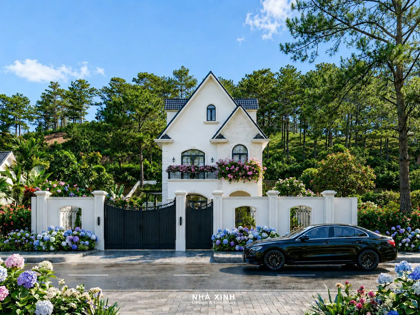 Biệt thự kiểu Pháp thanh lịch, trang nhã
