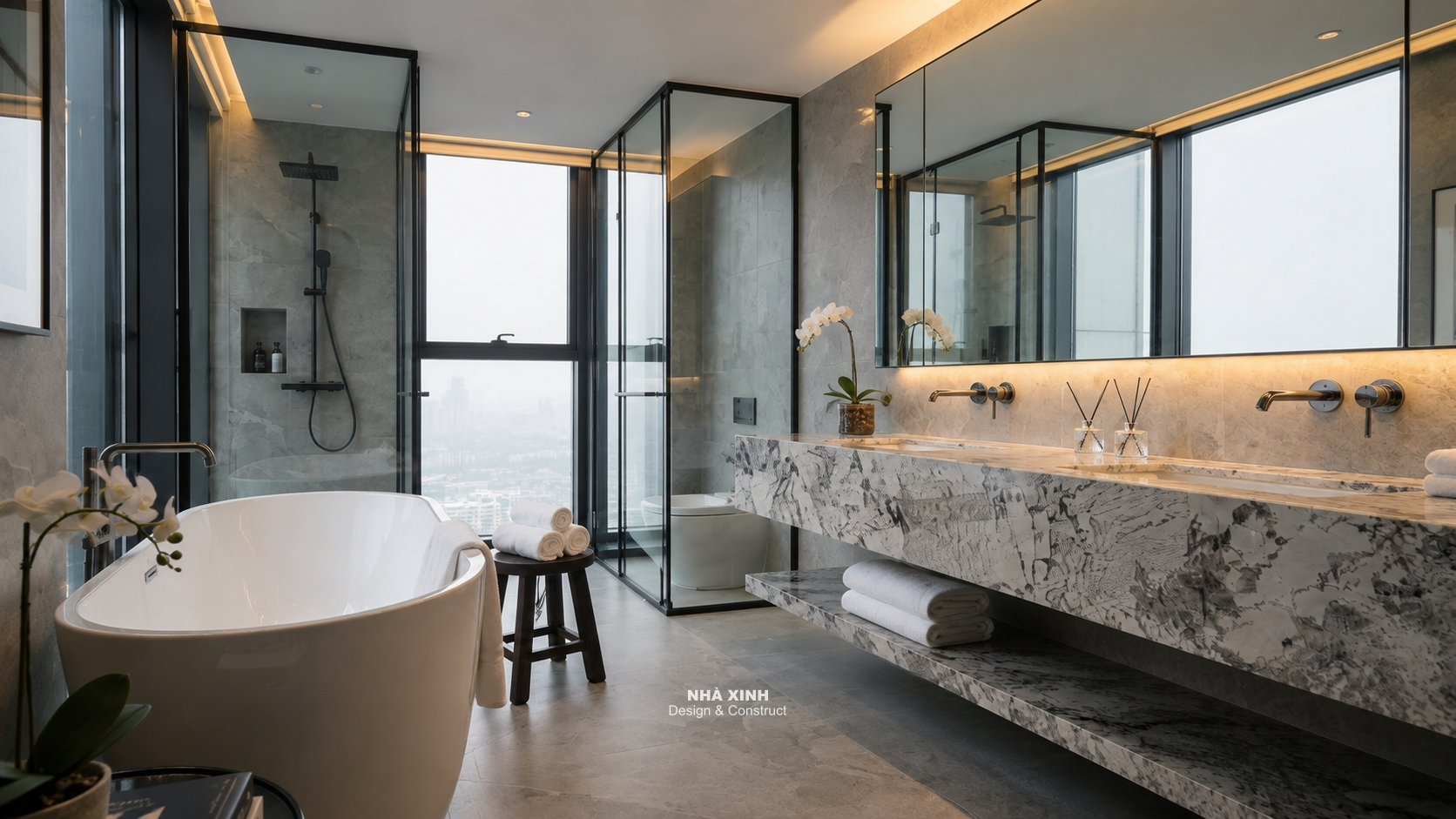thiết kế nội thất biệt thự Rivus Elie