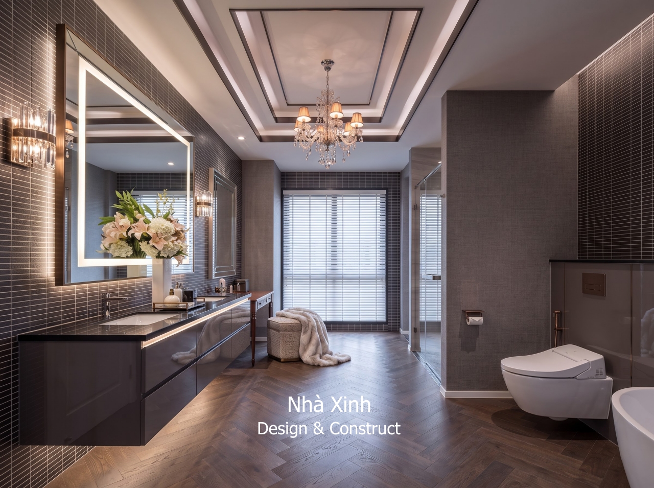 thiết kế biệt thự hiện đại sang trọng - phòng vệ sinh