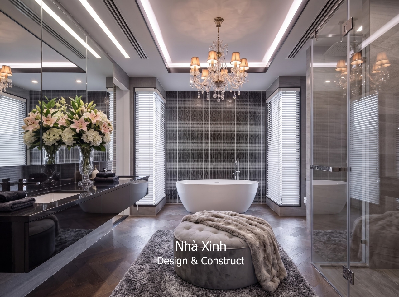 thiết kế biệt thự hiện đại sang trọng - phòng vệ sinh