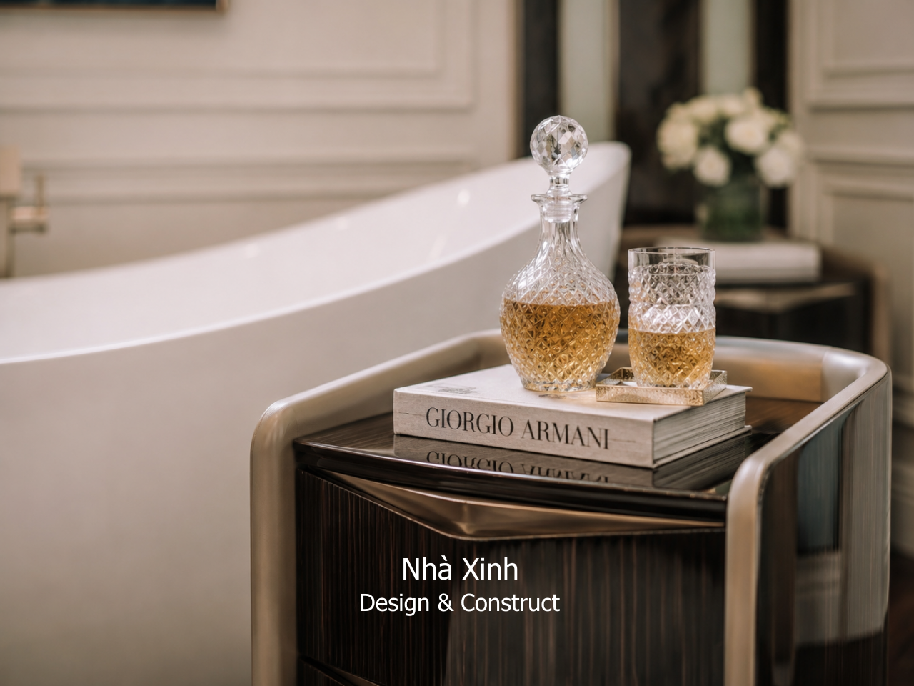 thiết kế biệt thự tân cổ điển cao cấp - phòng tắm