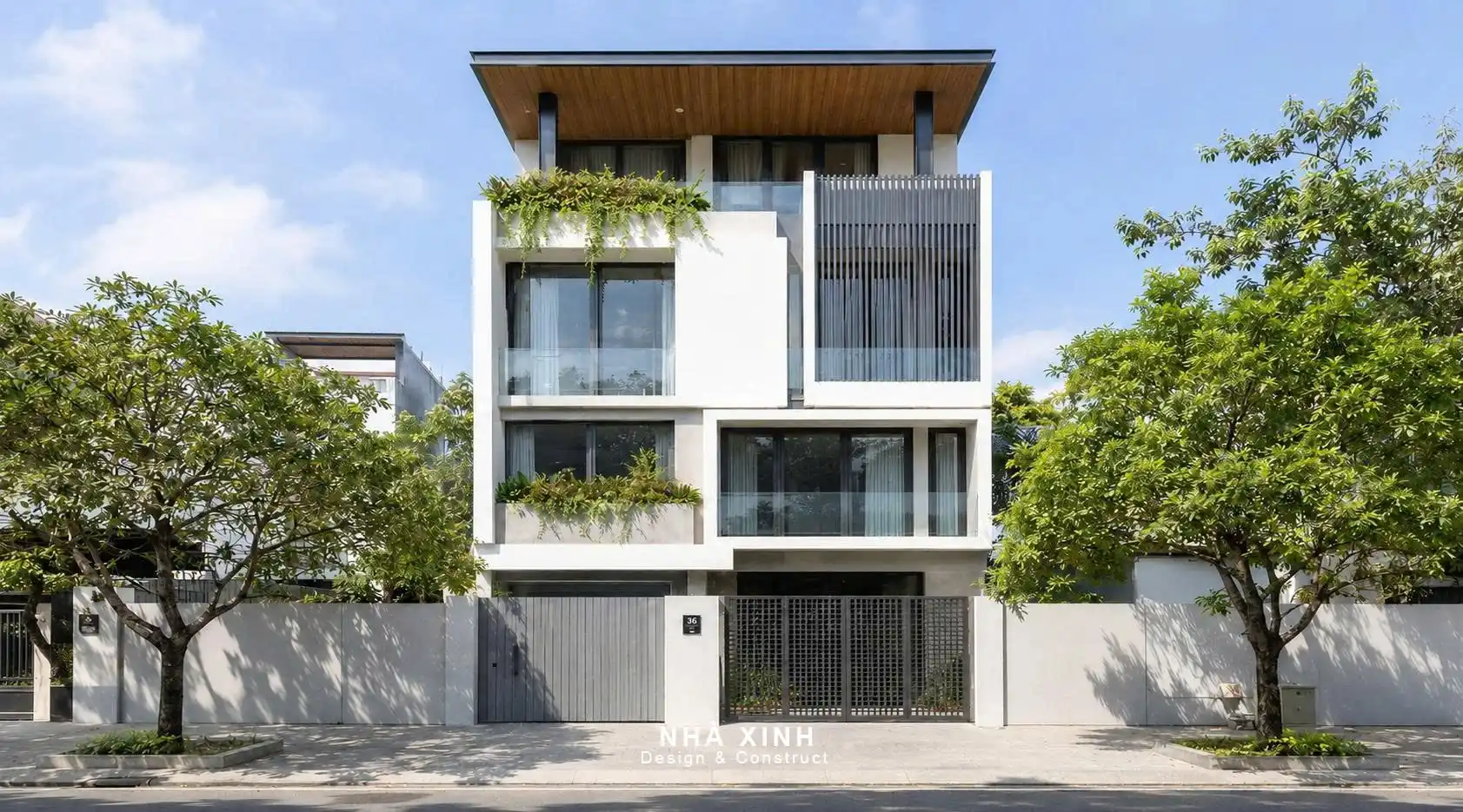 thiết kế biệt thự hiện đại tú linh villa