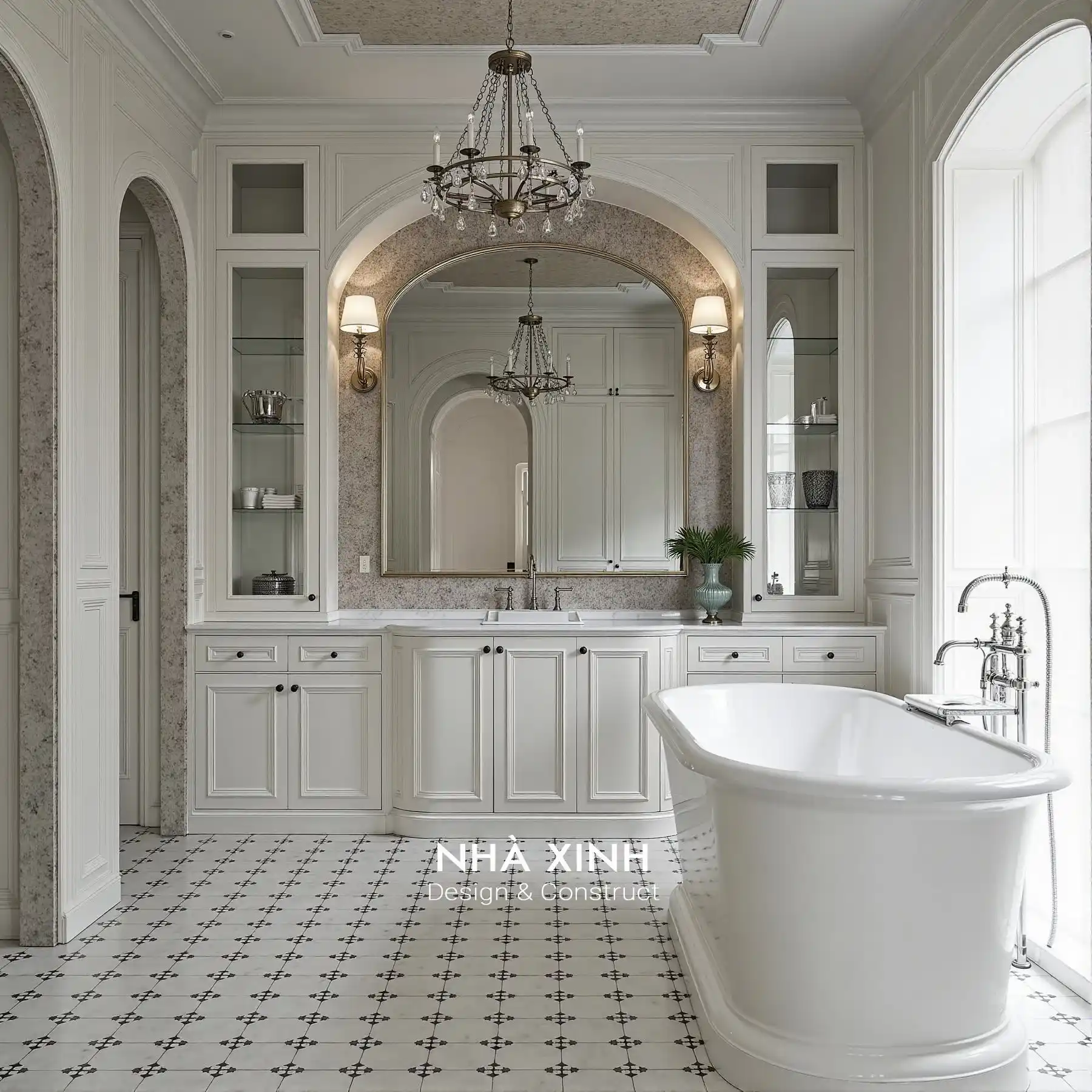 Phong cách nội thất Tân cổ điển vinhomes cần giờ